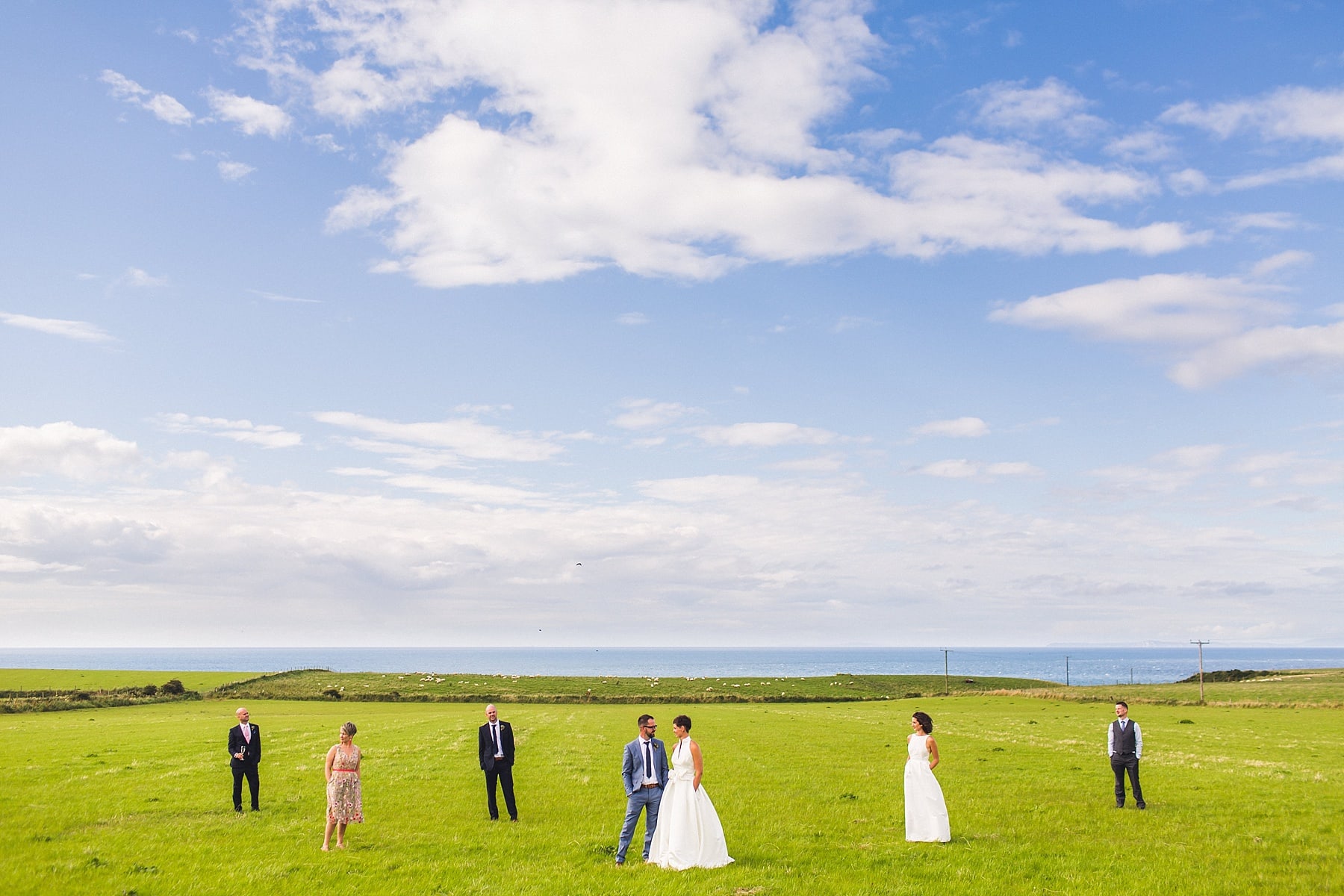 McShane Glen Cottages Wedding,Northern Ireland wedding photographer,north coast wedding venue,bride wedding dress pockets,joyful,fun,